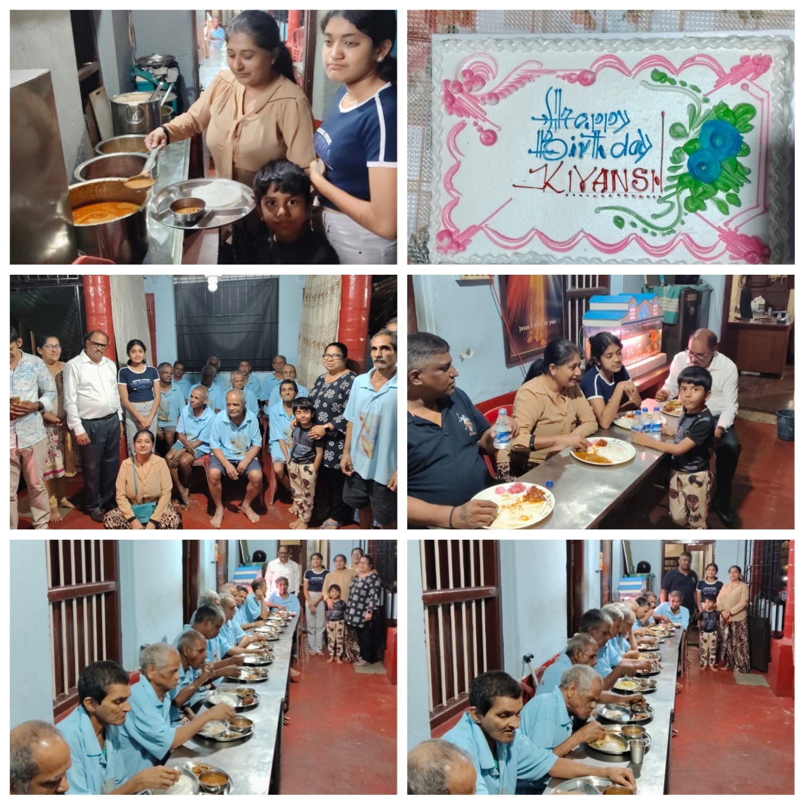 Kivansi’s Birthday celebration at Karunamaya Ashram